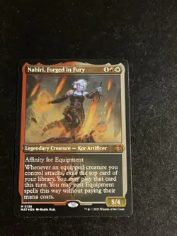 MTG - NM - FOIL ETCHED - Nahiri, Forged in Fury - MOM : The Aftermath - Image 1