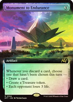 Monument to Endurance *Foil Extended Art* - DFT-BF - NM Magic The Gathering MTG - Image 1