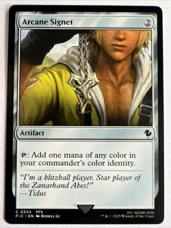 MTG ~ Arcane Signet 0334 ~ Final Fantasy ~ Near Mint ~ Common - Image 1