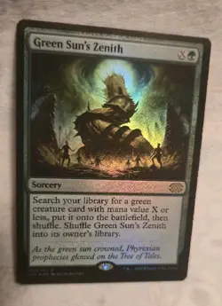 x1x Green Sun's Zenith -Foil MTG Double Masters 2022 - Image 1