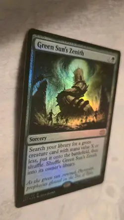 x1x Green Sun's Zenith -Foil MTG Double Masters 2022 - Image 3