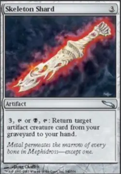 Skeleton Shard - Mirrodin #242/306 MTG Magic The Gathering - Image 1
