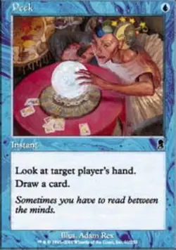 Peek - Odyssey #91/350 MTG Magic The Gathering - Image 1