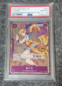 PSA 10 O-NAMI ST18-002 JUDGE PROMO 2025 CARD JAPANESE GEM MT From JAPAN - Image 1