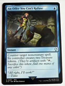 An Offer You Can't Refuse MTG [FINAL FANTASY Commander] Near Mint - Image 1