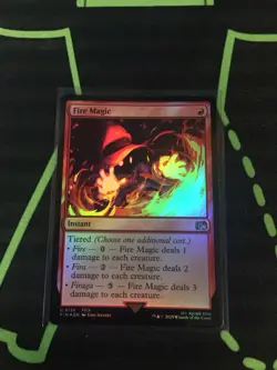 MTG Magic The Gathering Fire Magic Foil FIN Red Instant Final Fantasy Commander - Image 1