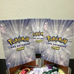 Pokemon Database Shiny Set Machop Machoke Machamp Shiny Sparkle Holo Set Of 3 - Image 4