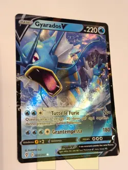Gyarados V R Evoluzioni Eteree 028/203 R Rara Holo Foil R Pokemon Italiano EX - Image 2
