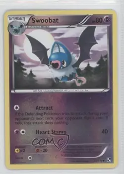 Swoobat Reverse Foil Pokemon Black & White Base Set #51 - Image 1
