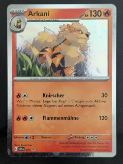Pokemon Arkani HOLO Deutsch SVP DE 011 Black Star Promo Near Mint - Image 1