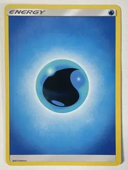 Pokemon Trading Card Water Energy 2017 - Image 1