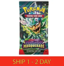 Twilight Masquerade - Single Pokemon Booster Pack....1 pack - 10 cards (va) - Image 1