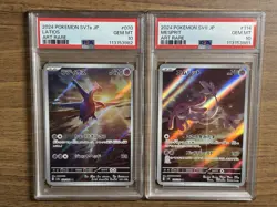 PSA 10 Latios Mesprit Set Sequential 070/064 sv7a 114/106 sv8 Pokemon Card - Image 1
