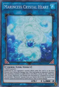CHIM-EN040 Marincess Crystal Heart Super Rare 1st Edition Near Mint YuGiOh TCG - Image 1