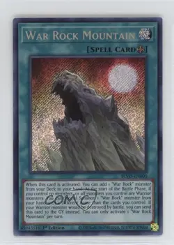 War Rock Mountain (SE) 1st Ed. YuGiOh Blazing Vortex #BLVO-EN000 - Image 1