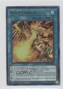 Blaze Cannon (UR) 1st Ed. YuGiOh Legendary Duelists: Rage of RA #LED7-EN005 - Image 1