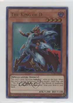 The King of D (UR) Limited Edition YuGiOh Legendary Collection Kaiba #LC06-EN002 - Image 1