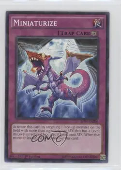 Miniaturize 1st Ed. YuGiOh Battle Pack 3: Monster League #BP03-EN206 - Image 1