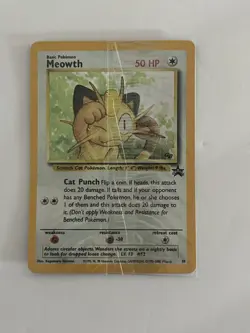 Meowth Holo Pokemon Card Black Star Promo #10 1999-2000 Gamefreak Sealed NM - Image 1