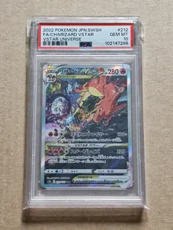 PSA 10 Charizard 212/172 Mewtwo SAR VSTAR Universe Pokemon Card Japanese - Image 1