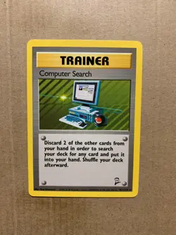 Computer Search 101/130 Base Set 2 - Rare Pokemon Card - NM/Mint - Image 1
