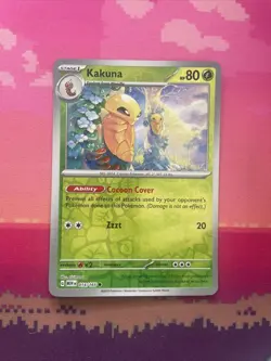Pokemon Card Kakuna Pokemon 151 Scarlet & Violet Reverse Holo Rare 014/165 NM - Image 1