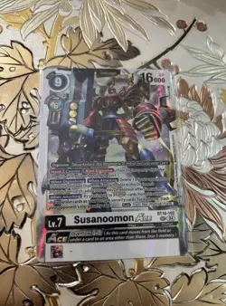 Digimon Card Game Susanoomon ACE SEC BT18-102 Special Booster 2.0 Secret Rare - Image 1