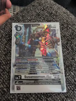 Digimon Card Game Susanoomon ACE SEC BT18-102 Special Booster 2.0 Secret Rare - Image 1