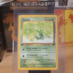 Pokemon Card - Oddish 63/82 ● - Team Rocket 1st Edition - WOTC - M/NM - Image 1