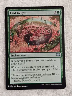 MTG Laid to Rest #207 The List - Innistrad: Crimson Vow Magic Card U NM - Image 1