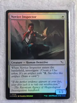 MTG Novice Inspector FOIL #29 Murders at Karlov Manor Magic Gathering Card NM - Image 4