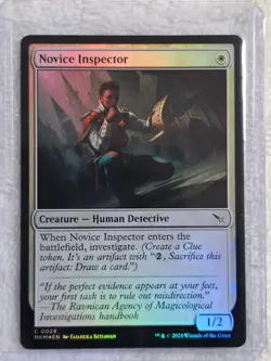 MTG Novice Inspector FOIL #29 Murders at Karlov Manor Magic Gathering Card NM - Image 5