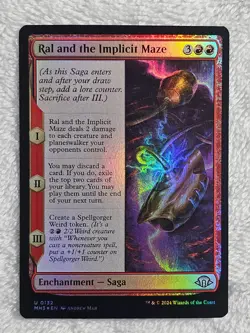 MTG Ral and the Implicit Maze FOIL - Modern Horizons 3 (MH3) #132 Card U NM - Image 1