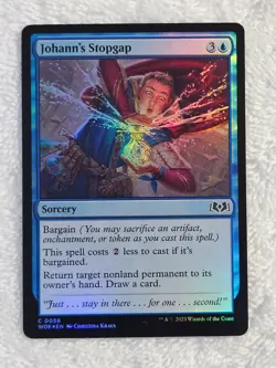 MTG Johann's Stopgap FOIL - Wilds of Eldraine (WOE) #58 Magic Gathering Card NM - Image 2