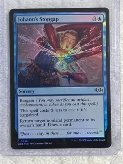 MTG Johann's Stopgap FOIL - Wilds of Eldraine (WOE) #58 Magic Gathering Card NM - Image 4