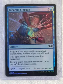 MTG Johann's Stopgap FOIL - Wilds of Eldraine (WOE) #58 Magic Gathering Card NM - Image 5
