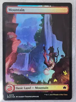 MTG Mountain (0274) FOIL - Bloomburrow (BLB) Magic Gathering Card LAND NM - Image 4