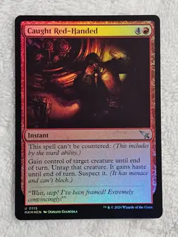 MTG Caught Red-Handed #115 Murders at Karlov Manor Magic Card U NM - Image 2