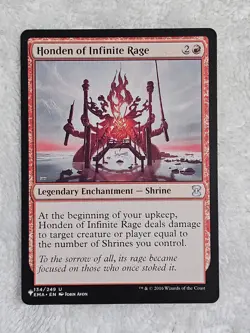 MTG Honden of Infinite Rage #134 The List Magic the Gathering Card U NM - Image 1