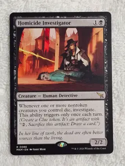 MTG Homicide Investigator #86 Murders at Karlov Manor Magic Card Rare NM - Image 1