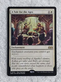 MTG A Tale for the Ages - Wilds of Eldraine (WOE) #34 Magic Card Rare NM - Image 1