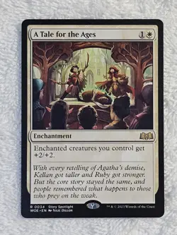 MTG A Tale for the Ages - Wilds of Eldraine (WOE) #34 Magic Card Rare NM - Image 2