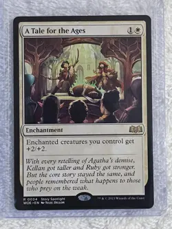 MTG A Tale for the Ages - Wilds of Eldraine (WOE) #34 Magic Card Rare NM - Image 4