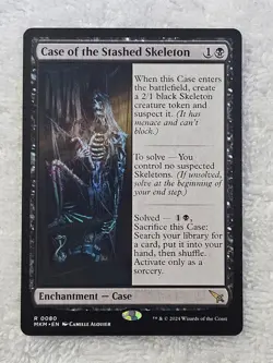 MTG Case of the Stashed Skeleton #80 Murders at Karlov Manor Card Rare NM - Image 1