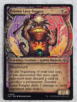 MTG Zoyowa Lava-Tongue (Showcase) #312 The Lost Caverns of Ixalan Card U NM - Image 1