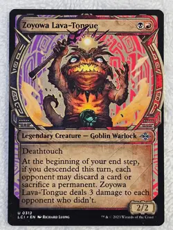MTG Zoyowa Lava-Tongue (Showcase) #312 The Lost Caverns of Ixalan Card U NM - Image 2