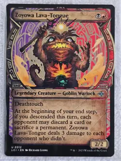 MTG Zoyowa Lava-Tongue (Showcase) #312 The Lost Caverns of Ixalan Card U NM - Image 4