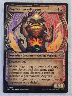MTG Zoyowa Lava-Tongue (Showcase) #312 The Lost Caverns of Ixalan Card U NM - Image 5