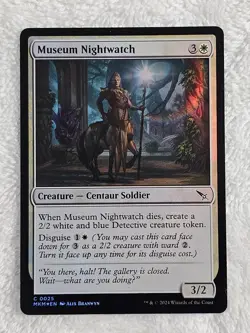 MTG Museum Nightwatch FOIL #25 Murders at Karlov Manor Magic Card NM - Image 1