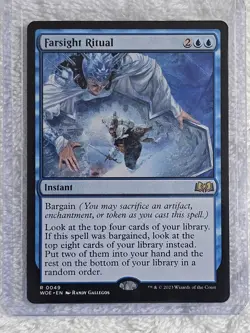 MTG Farsight Ritual - Wilds of Eldraine (WOE) #49 Magic Card Rare NM - Image 4